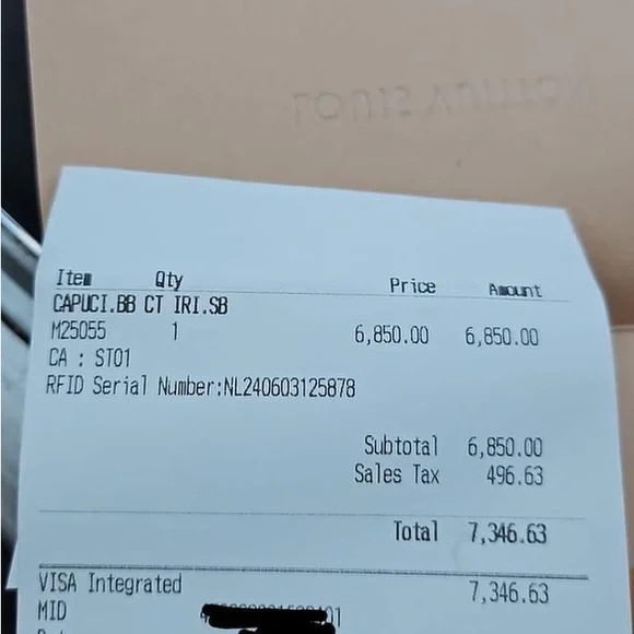 Capucines BB Louis Vuitton designer brand new bag cross body strap - Picture 3 of 4